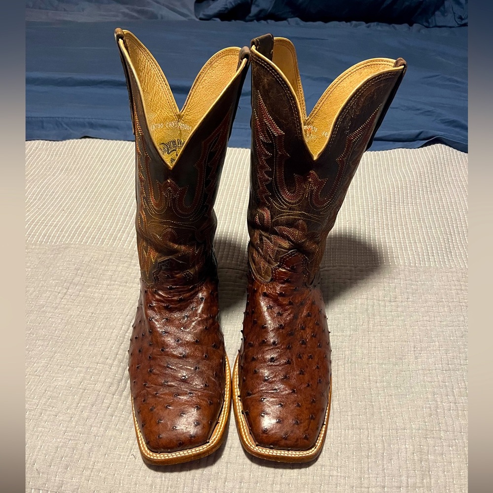 14 EE Ostrich Boots